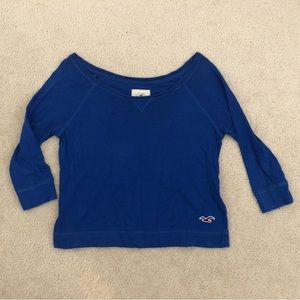 ^ Blue Hollister Top